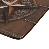 ブラウンカウボーイ素朴ウエスタンカントリーテキサス州スター カッティングボード (角)