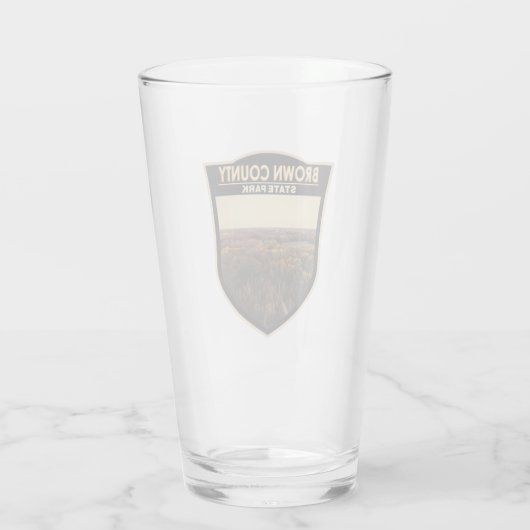 ブラウンカウンティ州パークインディアナバッジ タンブラーグラス (裏面)