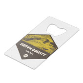 ブラウンカウンティ州パークインディアナ クレジットカード栓抜き (裏面アングル)