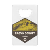 ブラウンカウンティ州パークインディアナ クレジットカード栓抜き (裏面)