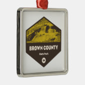 ブラウンカウンティ州パークインディアナ メタルオーナメント (右)