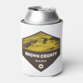 ブラウンカウンティ州パークインディアナ 缶クーラー (缶正面)