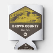 ブラウンカウンティ州パークインディアナ 缶クーラー (裏面)