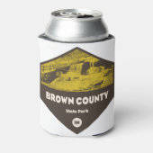ブラウンカウンティ州パークインディアナ 缶クーラー (缶裏面)