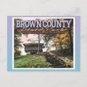 ブラウンカウンティ州パーク – インディアナ統一された州 ポストカード (正面)