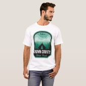 ブラウンカウンティ州パークINキャンピング Tシャツ (正面フル)
