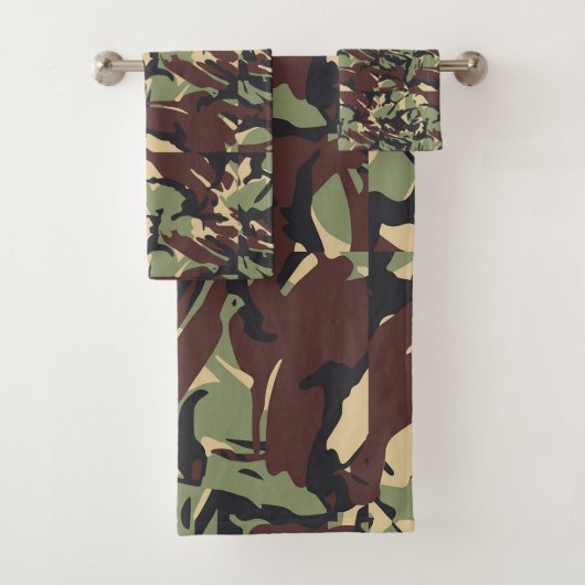 ブラウンカジュアルカモウ バスタオルセット (インサイチュ)