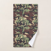 ブラウンカジュアルカモウ バスタオルセット (ハンドタオル)