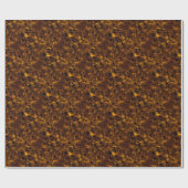 ブラウンカメプリント ラッピングペーパー (フラット)