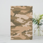 ブラウンカモフラージスクラップブッククラフト紙 (スタンド正面)