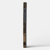 ブラウンカモフラージモノグラム Case-Mate iPhoneケース (裏面 / 左)