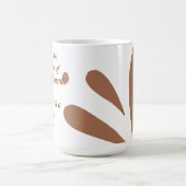 ブラウンカラスプラッシュマグ コーヒーマグカップ (中央)