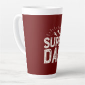 ブラウンカラーすごいパパ カフェラテマグ (左アングル)