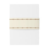 ブラウンカントリー素朴ウェディングベリーバンド 招待状ベリーバンド (裏面例)