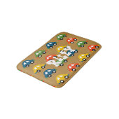 ブラウンカーバスルーム敷物 バスマット (アングル)