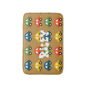 ブラウンカーバスルーム敷物 バスマット (正面縦)