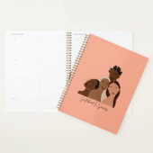 ブラウンガールズスパイラルブック プランナー手帳 (ディスプレー)