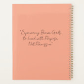 ブラウンガールズスパイラルブック プランナー手帳 (裏面)