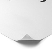 ブラウンガールバレリーナと引用文ポスター ポスター (角)