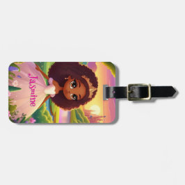 ブラウンガールマジカルプリンセスラゲージタグ ラゲッジタグ