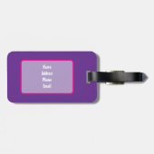 ブラウンガールマジカルプリンセスラゲージタグ ラゲッジタグ (裏面横)