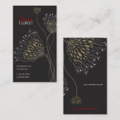 ブラウンキクの花シエレガントックフローラ 名刺 (正面/裏面)