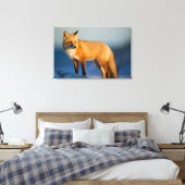 ブラウンキツネ キャンバスプリント (インサイチュ (寝室))