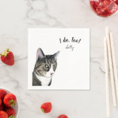 ブラウンキャットカクテルナプキンズ スタンダードカクテルナプキン (インサイチュ)