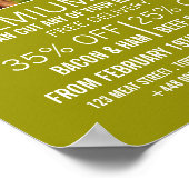 ブラウンキャトル、農家&ブッチャー広告ズ ポスター (角)