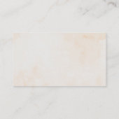 ブラウンキュートクマ赤ちゃんシャワーベビー エンクロージャーカード (裏面)