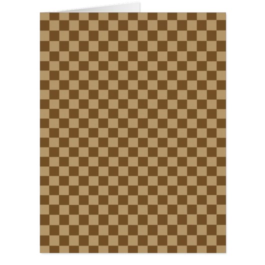 ブラウンクラシックチェッカーボードバイシャーリーテイラー (正面)