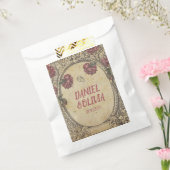 ブラウンクラシックヴィンテージ結婚ズ フェイバーバッグ (封をした状態)