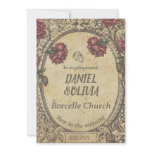 ブラウンクラシックヴィンテージ結婚ズ