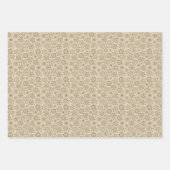 ブラウンクラフトクリスマスとタンクラフトクリスマス ラッピングペーパーシート (正面3)