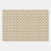 ブラウンクラフトクリスマスとタンクラフトクリスマス ラッピングペーパーシート (正面2)