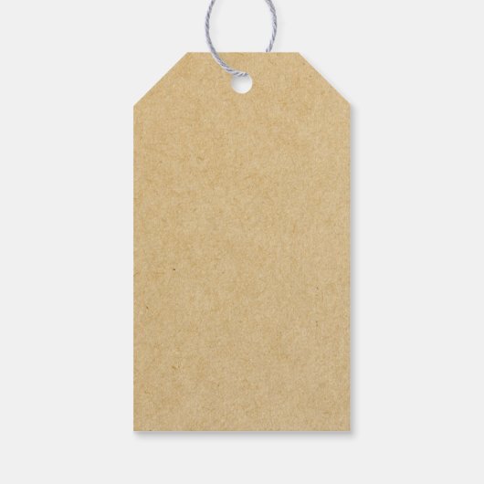 ブラウンクラフトザパーフェクトブレンド結婚式の引き出物ラベル ギフトタグ (裏面)