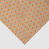 ブラウンクラフト上の夏フェイクのオ素朴レンジドット 薄葉紙 (詳細)