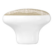 ブラウンクラフト紙&素朴ホワイトレース セラミックノブ (側面)