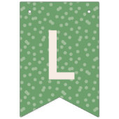 ブラウンクリスマスクッキー飾のパーティーバナー バンティングフラッグ (第2の旗)