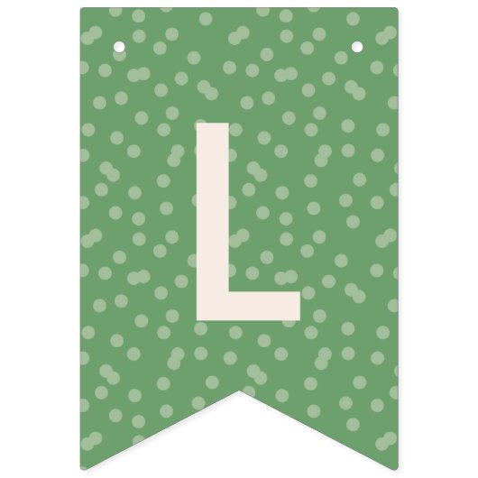 ブラウンクリスマスクッキー飾のパーティーバナー バンティングフラッグ (第2の旗)