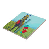 ブラウンクリスマスホース タイル (側面)