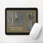 ブラウンクリーパーソングバード調整項目 マウスパッド (マウス)