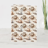 ブラウンクリームアドベンチャーハーツ バースデー カード (裏面)