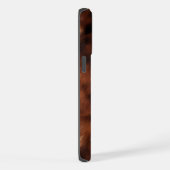 ブラウンクリームウエスタンコウィド iPhoneケース (右側面)