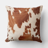 ブラウンクリームコウィドウェスタン クッション (正面)