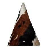 ブラウンクリームコウィド女性のカーボーイカウボーイ誕生日 パーティーハット (右)