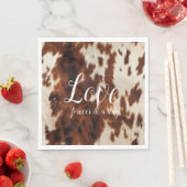 ブラウンクリームコウィド スタンダードランチョンナプキン (インサイチュ)