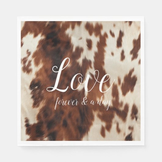 ブラウンクリームコウィド スタンダードランチョンナプキン (正面)