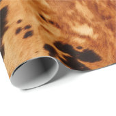 ブラウンクリームコ結婚ウィド ラッピングペーパー (ロールコーナー)