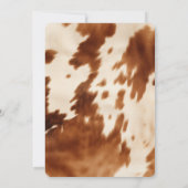 ブラウンクリームコ結婚ウィド 招待状 (裏面)